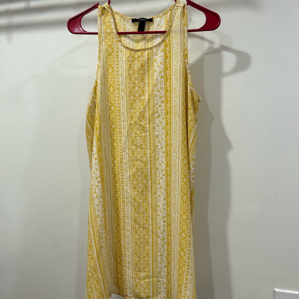 Yellow Patterned Dress